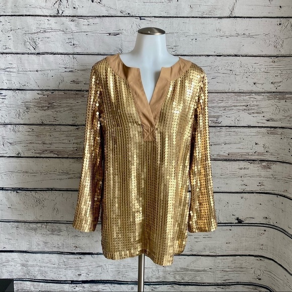 Michael Kors golden tunic - Picture 1 of 7